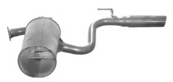 TO.33.07 Imasaf Глушник вихлопних газів кінцевий для Toyota Celica