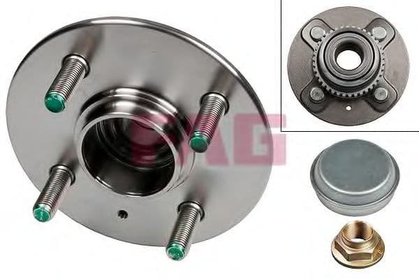 713 6195 90 FAG Ступиця колеса для Hyundai Atos