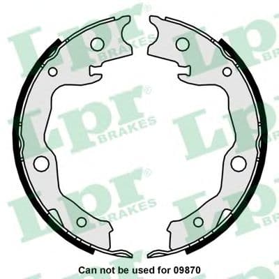 01034 LPR Колодки ручника