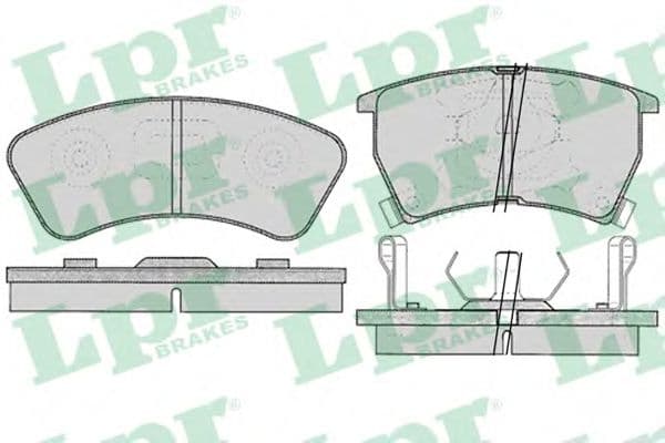 05P034 LPR Тормозные колодки для Mazda 323