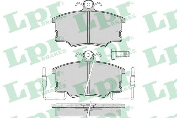 05P098 LPR Гальмівні колодки