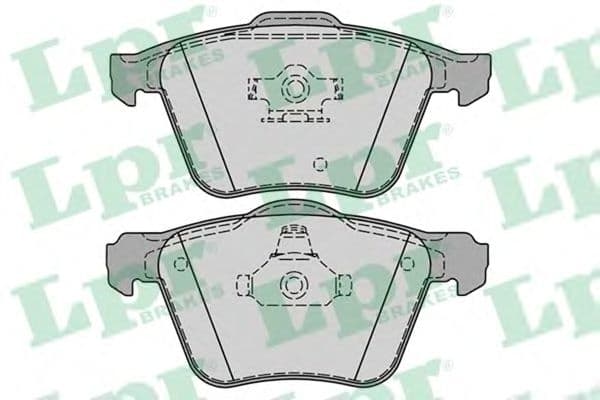 05P1237 LPR Тормозные колодки для Volvo XC90