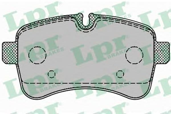 05P1296 LPR Тормозные колодки