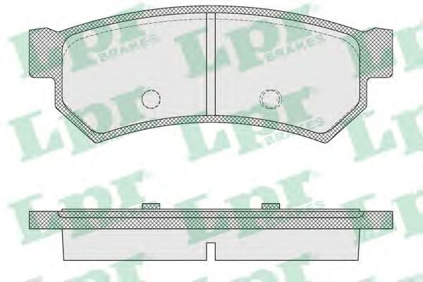 05P1564 LPR Гальмівні колодки