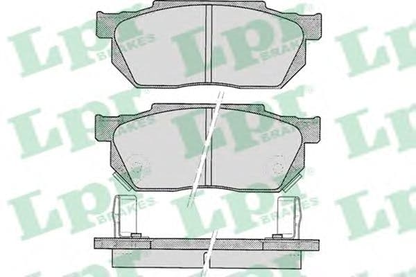 05P322 LPR Гальмівні колодки