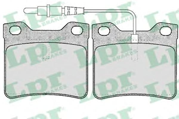 05P623 LPR Гальмівні колодки для Peugeot 406