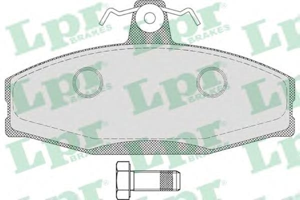 05P651 LPR Гальмівні колодки