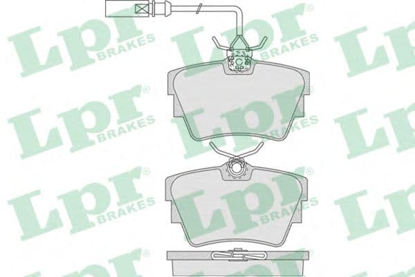 05P786 LPR Гальмівні колодки