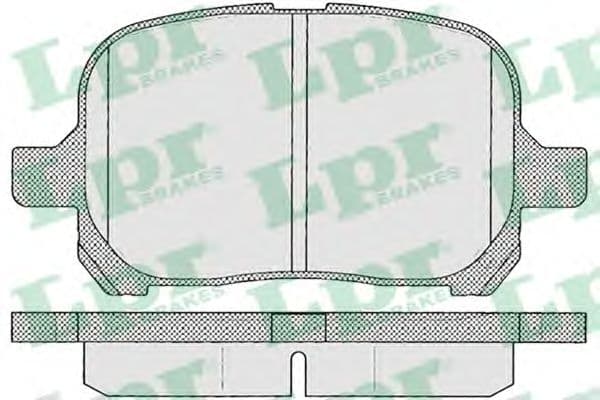 05P953 LPR Гальмівні колодки для Toyota Previa