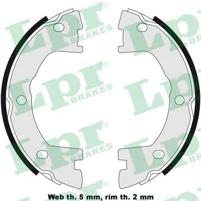 07800 LPR Колодки ручника