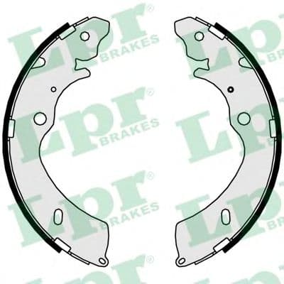 09810 LPR Гальмівні колодки
