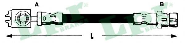 6T48465 LPR Гальмівний шланг