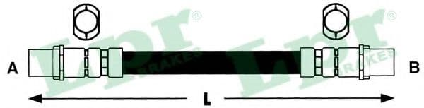 6T47854 LPR Тормозной шланг