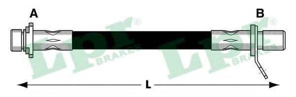 6T47435 LPR Тормозной шланг