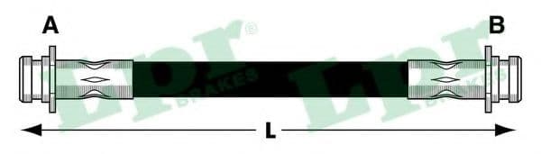 6T47605 LPR Гальмівний шланг