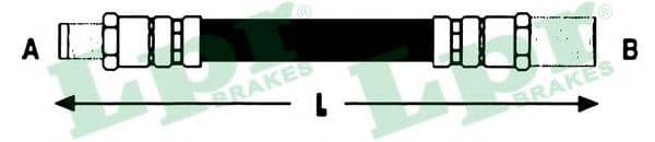 6T46598 LPR Гальмівний шланг