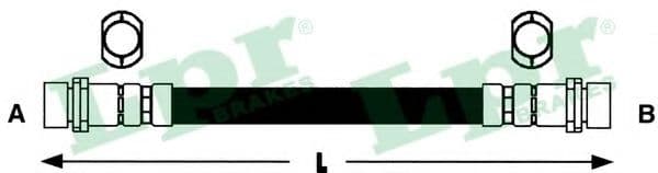 6T47845 LPR Тормозной шланг