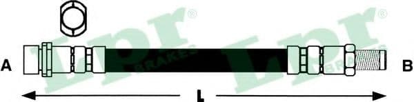 6T48361 LPR Гальмівний шланг