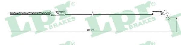 C0329B LPR Трос ручного тормоза