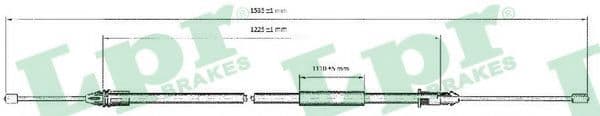 C0403B LPR Трос ручного гальма