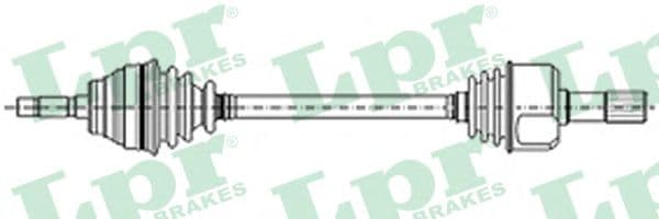 DS21069 LPR Піввісь для Ford Focus