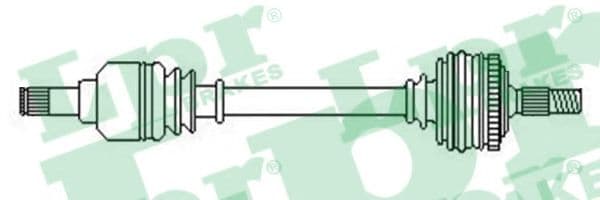 DS52450 LPR Піввісь для Renault Kangoo