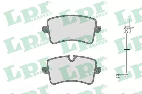 05P1826C LPR Тормозные колодки