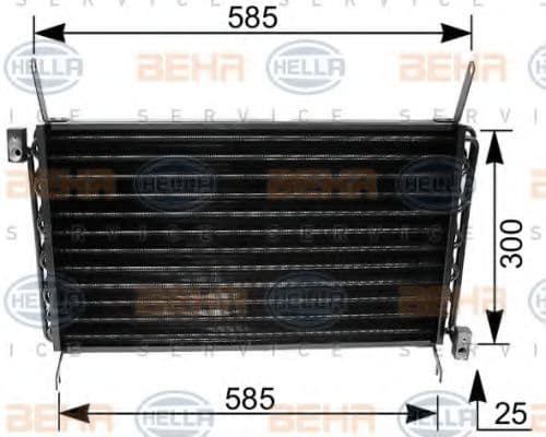 8FC 351 035-671 Behr Hella Радиатор кондиционера