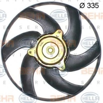 8EW 351 043-511 Behr Hella Вентилятор системы охлаждения двигателя