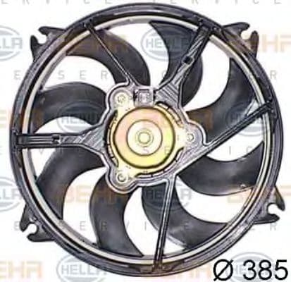 8EW 351 044-541 Behr Hella Вентилятор системы охлаждения двигателя