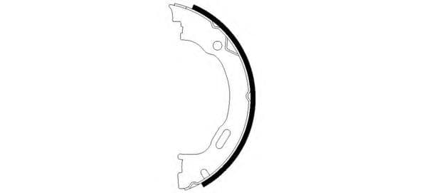 8DA 355 050-451 Behr Hella Колодки ручника