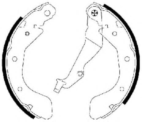 8DB 355 002-791 Behr Hella Гальмівні колодки