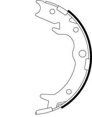 8DA 355 050-621 Behr Hella Колодки ручника