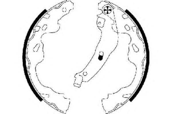 8DB 355 002-891 Behr Hella Гальмівні колодки