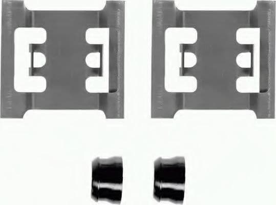 8DZ 355 202-391 Behr Hella Компоненти дискових гальмівних колодок