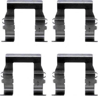 8DZ 355 202-551 Behr Hella Комплектующие дисковых тормозных колодок