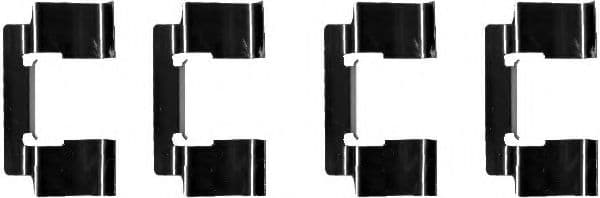 8DZ 355 202-741 Behr Hella Компоненти дискових гальмівних колодок