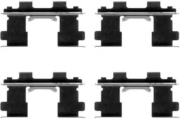 8DZ 355 202-821 Behr Hella Компоненти дискових гальмівних колодок