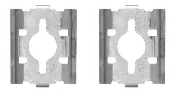 8DZ 355 203-071 Behr Hella Компоненти дискових гальмівних колодок