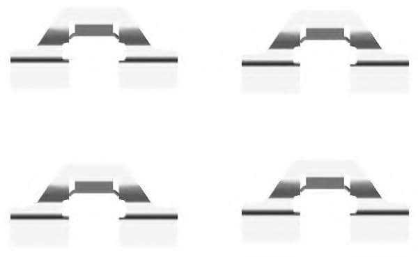 8DZ 355 203-231 Behr Hella Комплектующие дисковых тормозных колодок