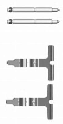 8DZ 355 203-511 Behr Hella Комплектующие дисковых тормозных колодок