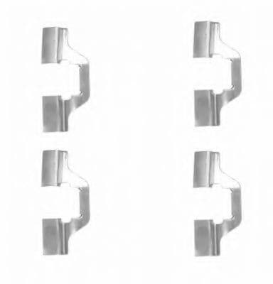 8DZ 355 203-811 Behr Hella Компоненти дискових гальмівних колодок