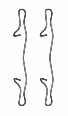 8DZ 355 201-501 Behr Hella Комплектующие тормозного суппорта