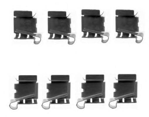 8DZ 355 203-871 Behr Hella Компоненти дискових гальмівних колодок