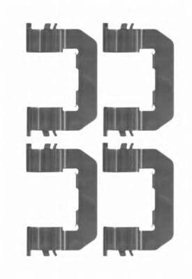 8DZ 355 203-931 Behr Hella Компоненти дискових гальмівних колодок