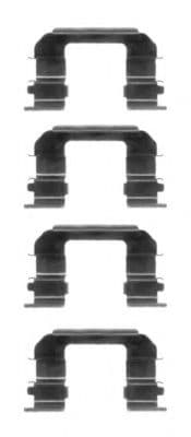 8DZ 355 203-951 Behr Hella Комплектующие дисковых тормозных колодок