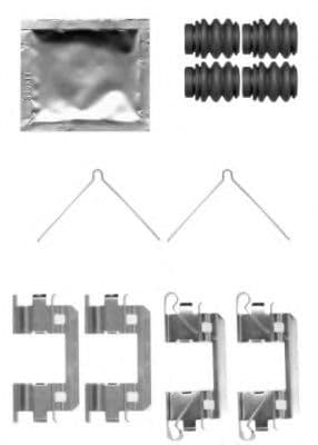 8DZ 355 204-341 Behr Hella Комплектующие дисковых тормозных колодок