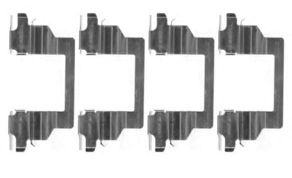 8DZ 355 204-721 Behr Hella Компоненти дискових гальмівних колодок