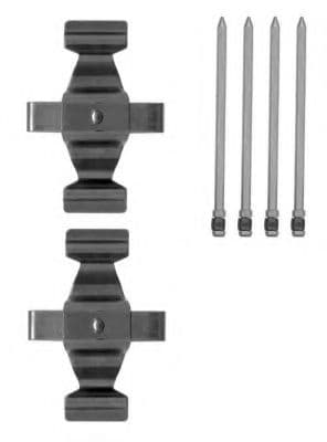 8DZ 355 205-311 Behr Hella Компоненти дискових гальмівних колодок