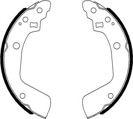 8DB 355 022-051 Behr Hella Тормозные колодки для Suzuki Swift